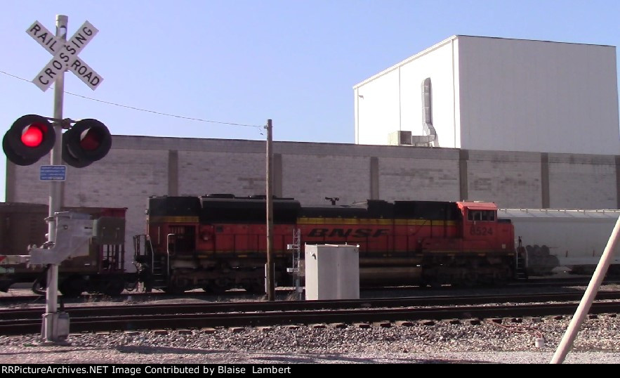 BNSF coal train DPU